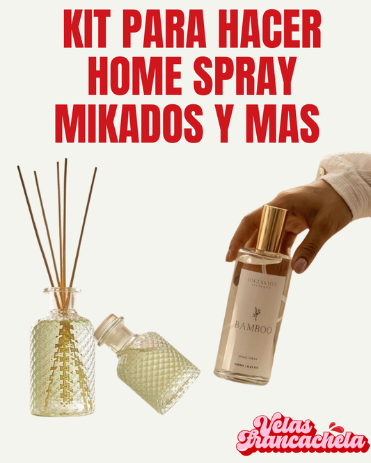 Kit difusor de varitas, difusor de auto  y home spray